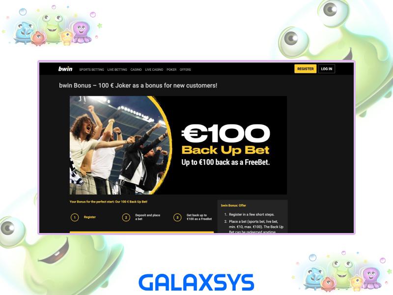 Bonus et promotions pour les joueurs de Cosmo Saga sur Bwin Casino