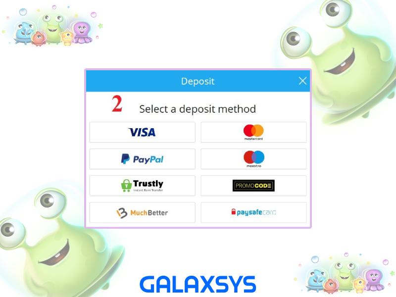 Cómo hacer un depósito para Cosmo Saga Galaxsys en SportingBet