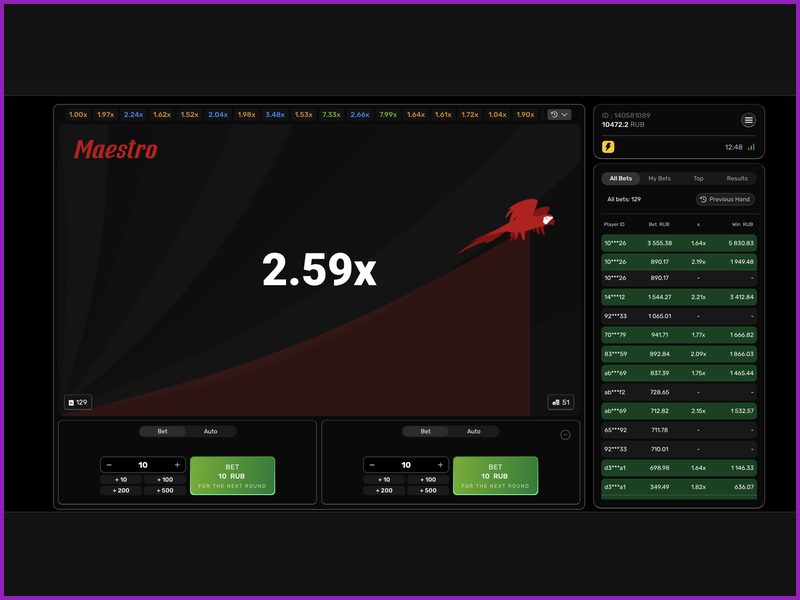 Пошаговый процесс и игровой путь в Maestro