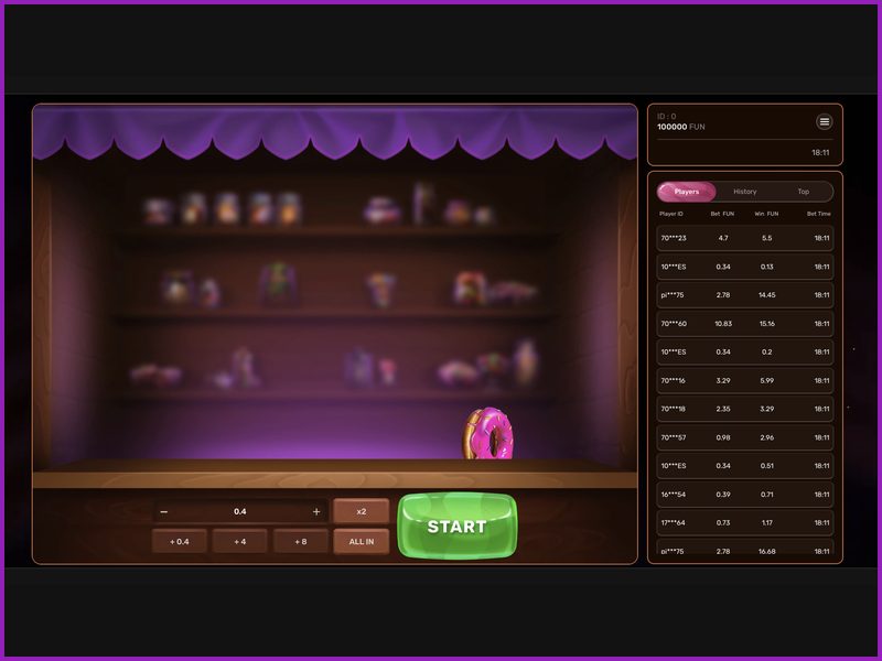 Переход к реальным ставкам и получение выигрышей