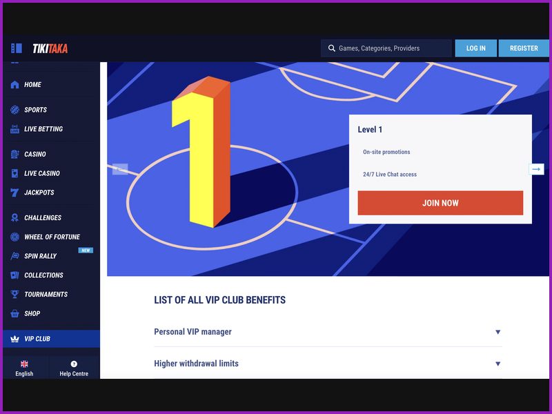 Formas de pagamento e limites de depósito no TikiTaka