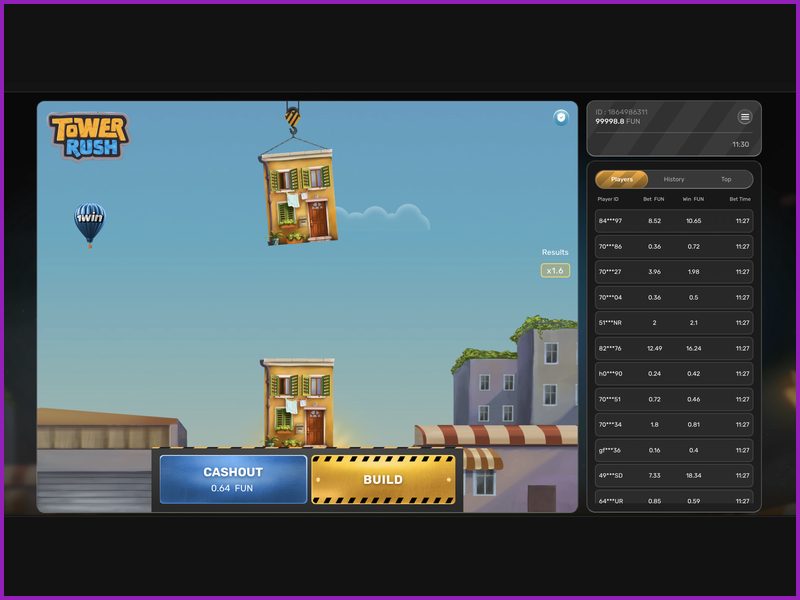 Тренировочный режим с виртуальным балансом