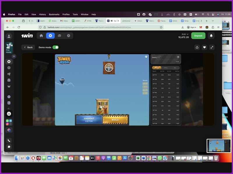Порядок действий и игровой процесс Tower Rush