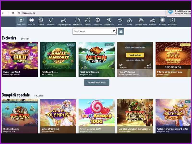 Versão móvel e interface adaptável do Vlad Casino